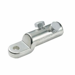 Aluminum mechanical lugs with shear off head bolts